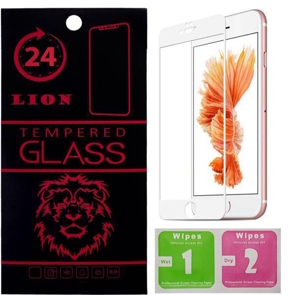 LION 5D Full Glue Glass Screen Protector For Apple iPhone 6/6s، محافظ صفحه نمایش تمام چسب شیشه ای لاین مدل 5D مناسب برای گوشی اپل آیفون 6/6s