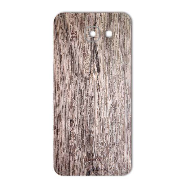 MAHOOT Walnut Texture Sticker for Samsung A8 2016، برچسب تزئینی ماهوت مدل Walnut Texture مناسب برای گوشی Samsung A8 2016