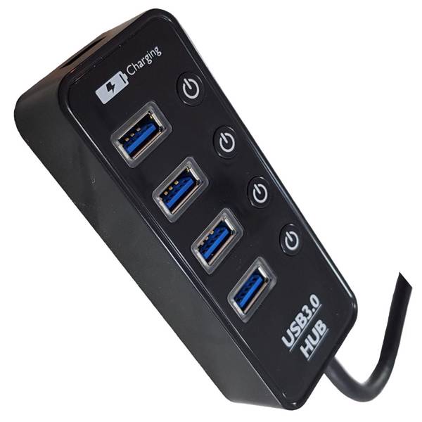 Elite -Switch Power 4 Port USB 3.0 HUB، هاب USB 3.0 الایت مدل سوییچ پاور