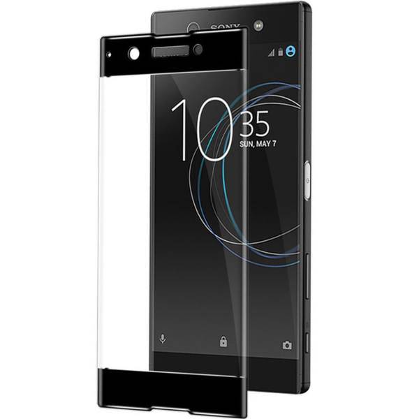 Tempered Full Cover Glass Screen Protector For Sony Xperia XA1، محافظ صفحه نمایش شیشه ای تمپرد مدل Full Cover مناسب برای گوشی موبایل سونی Xperia XA1