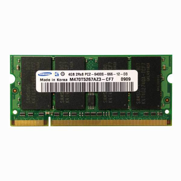 Samsung DDR2 PC2 6400s MHz RAM - 4GB، رم لپ تاپ سامسونگ مدل DDR2 PC2 6400s MHz ظرفیت 4گیگابایت