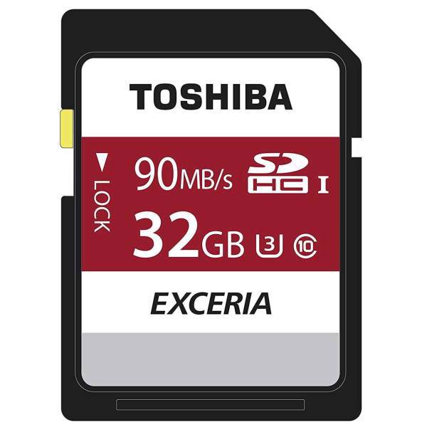 Toshiba Exceria N302 UHS-I U3 Class 10 90MBps SDHC Card 32GB، کارت حافظه SDHC توشیبا مدل Exceria N302 کلاس 10 استاندارد UHS-I U3 سرعت 90MBps ظرفیت 32 گیگابایت