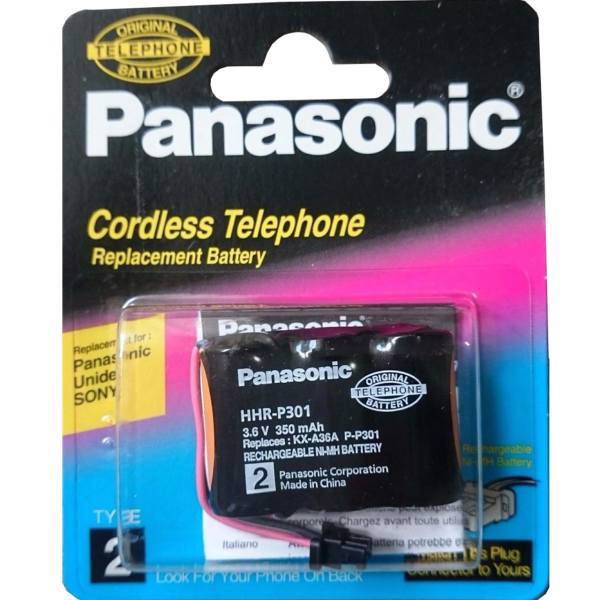 Panasonic HHR-P301E/1B Battery، باتری تلفن بی سیم پاناسونیک مدل HHR-P301E/1B
