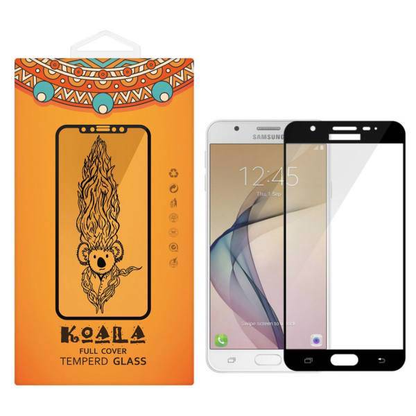 KOALA Full Cover Glass Screen Protector For Samsung Galaxy J7 Prime، محافظ صفحه نمایش شیشه ای کوالا مدل Full Cover مناسب برای گوشی موبایل سامسونگ Galaxy J7 Prime