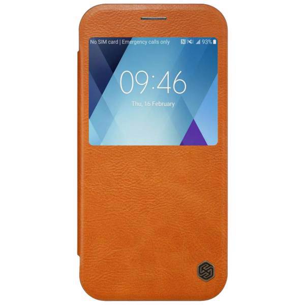 Nillkin Qin Flip Cover For Samsung Galaxy A5 2017، کیف کلاسوری نیلکین مدل Qin مناسب برای گوشی موبایل سامسونگ Galaxy A5 2017