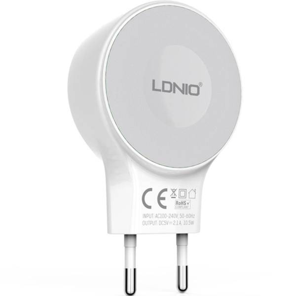 LDNIO A2269 Wall Charger With microUSB Cable، شارژر دیواری الدینیو مدل A2269 به همراه کابل microUSB