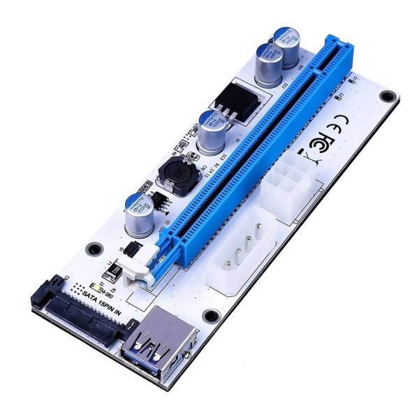 BIT-X VER008s PCIE 1x to 16x Riser Card USB، رایزر گرافیک تبدیل PCIE 1X به PCIE 16X بیت ایکس مدل VER 008s