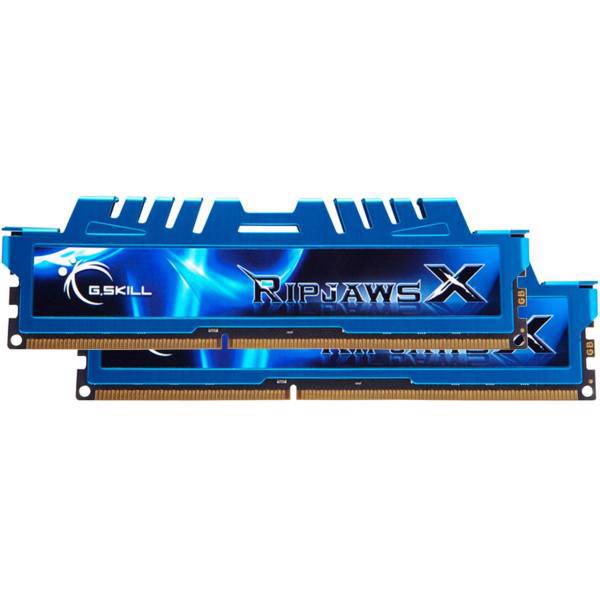 G.SKILL Ripjaws X DDR3 1600MHz CL7 Dual Channel Desktop RAM - 8GB، رم دسکتاپ DDR3 دو کاناله 1600 مگاهرتز CL7 جی اسکیل مدل Ripjaws X ظرفیت 8 گیگابایت