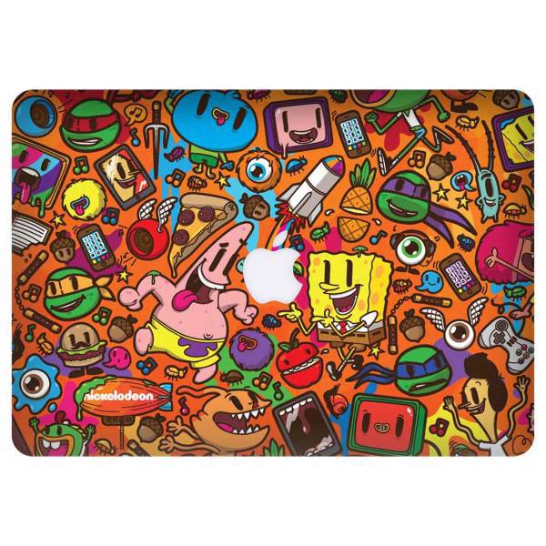 Wensoni MIX Cartoon Sticker For 15 Inch MacBook Pro، برچسب تزئینی ونسونی مدل MIX Cartoon مناسب برای مک بوک پرو 15 اینچی