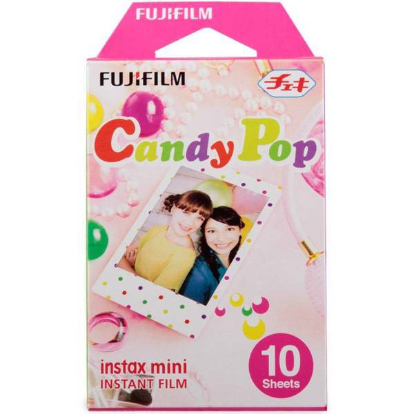 Fujifilm Instax Mini Candy Pop Film، فیلم مخصوص دوربین فوجی فیلم اینستکس مینی مدل Candy Pop