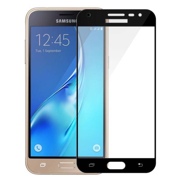 Tempered Full Glue Glass Screen Protector For Samsung Galaxy J3 Pro، محافظ صفحه نمایش تمپرد مدل فول چسب مناسب برای گوشی موبایل سامسونگ Galaxy J3 Pro