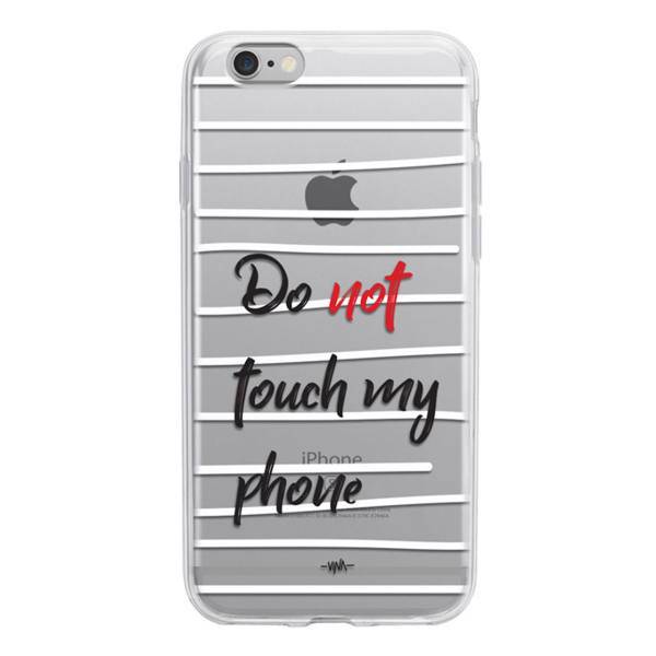 Do Not Touch My Phone Case Cover For iPhone 6 plus / 6s plus، کاور ژله ای وینا مدل Do Not Touch My Phone مناسب برای گوشی موبایل آیفون6plus و 6s plus