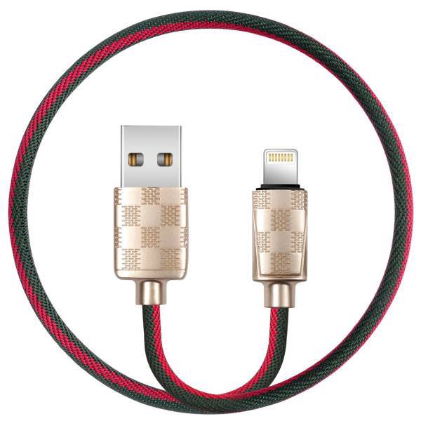 XO NB34 USB To Lightning Iphone Cable 1m، کابل تبدیل USB به لایتنینگ آیفون ایکس او مدل NB34 به طول 1 متر