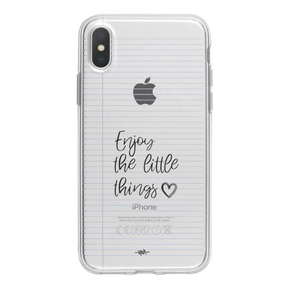 Enjoy The Little Things Case Cover For iPhone X / 10، کاور ژله ای وینا مدل Enjoy The Little Things مناسب برای گوشی موبایل آیفون X / 10