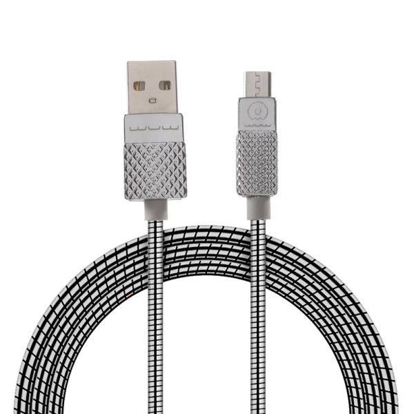 Wuw X24 USB To micro usb Cable 1m، کابل تبدیل USB به microUSB دبلیو یو دبلیو مدل X24 طول 1 متر
