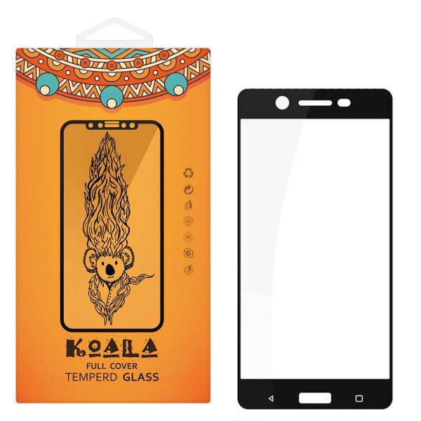 KOALA Full Cover Glass Screen Protector For Nokia 5، محافظ صفحه نمایش شیشه ای کوالا مدل Full Cover مناسب برای گوشی موبایل نوکیا 5