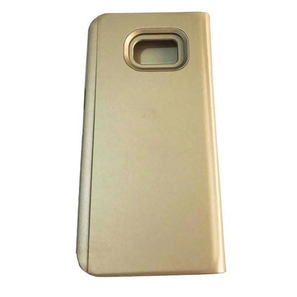Clear View Standing Flip Cover For S7 Edge، کیف کلاسوری مدل Clear View Standing مناسب برای گوشی موبایل S7 EDGE