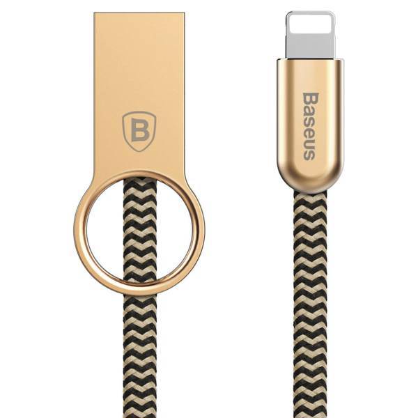 Baseus Ring USB To Lightning Cable 1m، کابل تبدیل USB به لایتنینگ باسئوس مدل Ring طول 1 متر