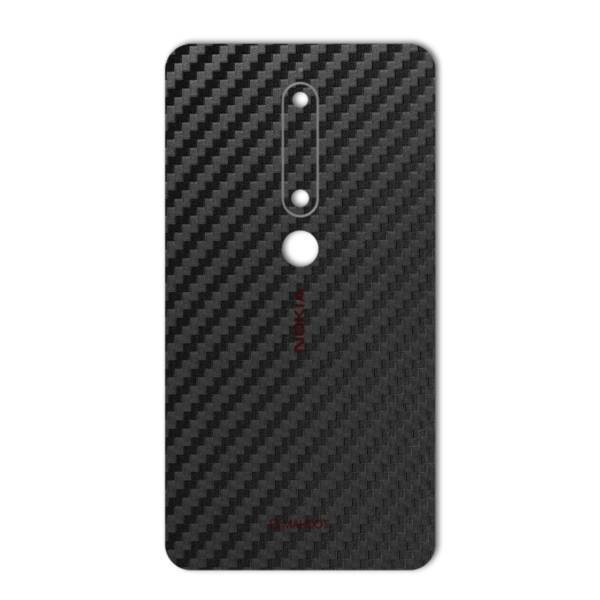 MAHOOT Carbon-fiber Texture Sticker for Nokia 6/1، برچسب تزئینی ماهوت مدل Carbon-fiber Texture مناسب برای گوشی Nokia 6/1