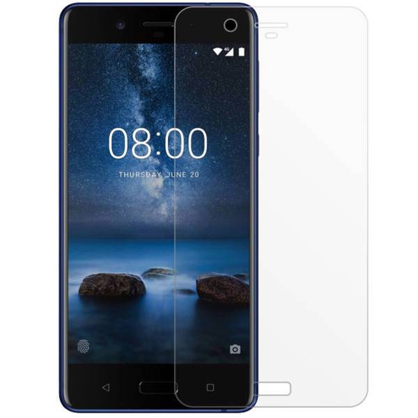 Tempered Glass Screen Protector For Nokia 8، محافظ صفحه نمایش شیشه ای مدل تمپرد مناسب برای گوشی موبایل Nokia 8