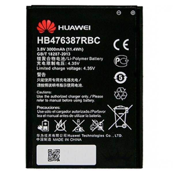 Hiska HB476387RBC 3000mAh Battery For Huawei Ascend G750، باتری هیسکا مدل HB476387RBC با ظرفیت 3000 میلی آمپر ساعت مناسب برای گوشی موبایل هوآوی اسند G750