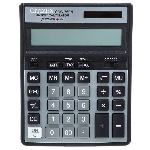 Citizen SDC-760N Calculator، ماشین حساب سیتیزن مدل SDC-760N