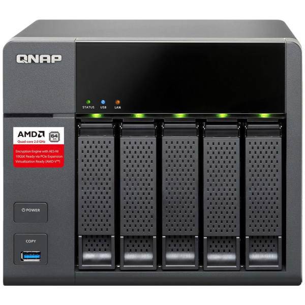 QNAP TS-563-2G NASiskless، ذخیره ساز تحت شبکه کیونپ مدل TS-563-2G بدون هارددیسک