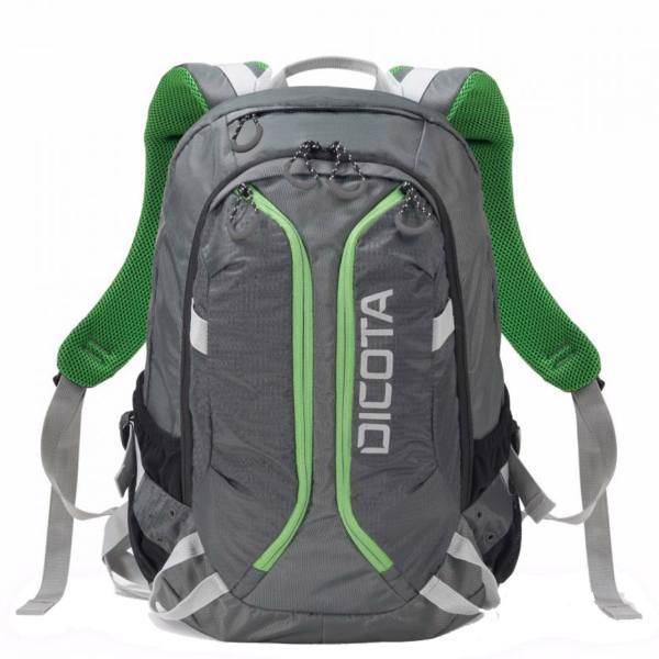 D31221 Backpack ACTIVE 14-15.6 Grey/Lime، کوله پشتی لپ تاپ دیکوتا مدل بک پک اکتیو مناسب برای نت بوک های 15.6 اینچی D31221