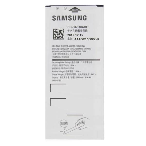Samsung Galaxy A3 2016 Original Battery، باتری موبایل اورجینال سامسونگ مدلA3 2016 با ظرفیت 2300mAh