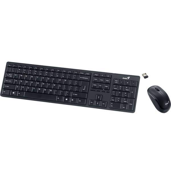 Genius SlimStar 8000ME Wireless Keyboard and Mouse With Persian Letters، کیبورد و ماوس بی سیم جنیوس مدل SlimStar 8000ME با حروف فارسی