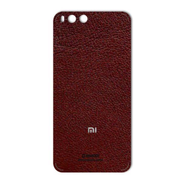 MAHOOT Natural Leather Sticker for Xiaomi Mi6، برچسب تزئینی ماهوت مدلNatural Leather مناسب برای گوشی Xiaomi Mi6