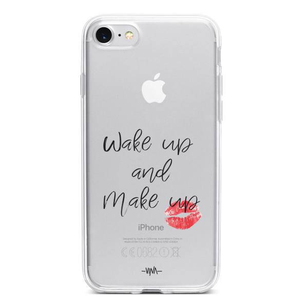 Wake Up And Make Up Case Cover For iPhone 7 /8، کاور ژله ای وینا مدل Wake Up And Make Up مناسب برای گوشی موبایل آیفون 7 و 8