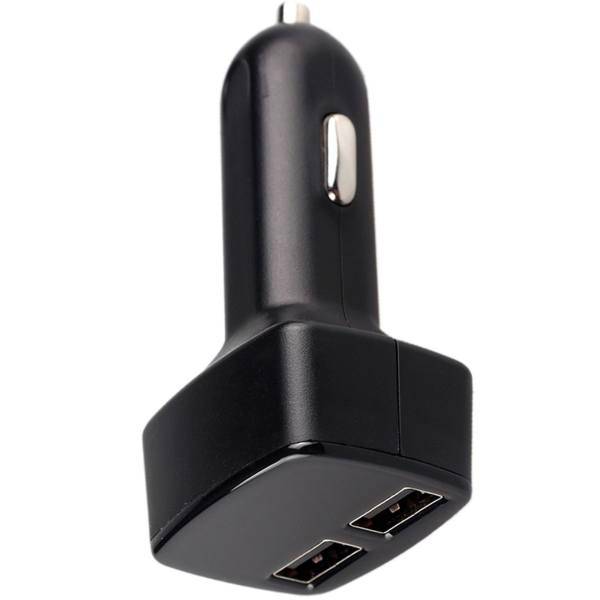 Four In One Car Charger With LED Display، شارژر فندکی مدل Four In One همراه با نمایشگر LED