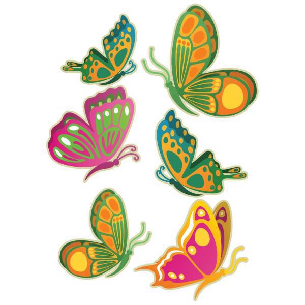 DecoGraph Butterfly-4 146 Mobile Sticker، برچسب تزئینی موبایل دکوگراف مدل Butterfly-4 کد 146