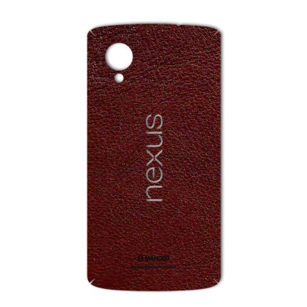 MAHOOT Natural Leather Sticker for Google Nexus 5، برچسب تزئینی ماهوت مدلNatural Leather مناسب برای گوشی Google Nexus 5