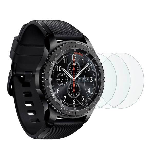 Coteetci 3D Glass Screen Protector For Smart Watch Samsung Gear S3، محافظ صفحه نمایش کوتتسی مدل 3D Glass مناسب برای ساعت هوشمند سامسونگ مدل Gear S3