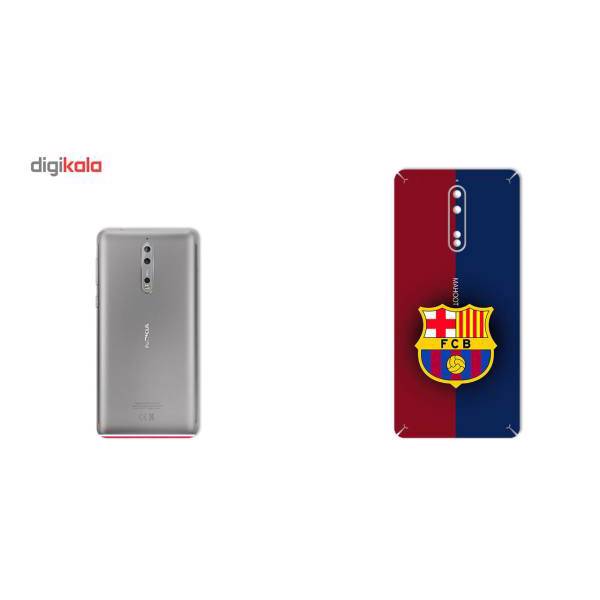 MAHOOT BARCELONA Design Sticker for Nokia 8، برچسب تزئینی ماهوت مدل BARCELONA Design مناسب برای گوشی Nokia 8