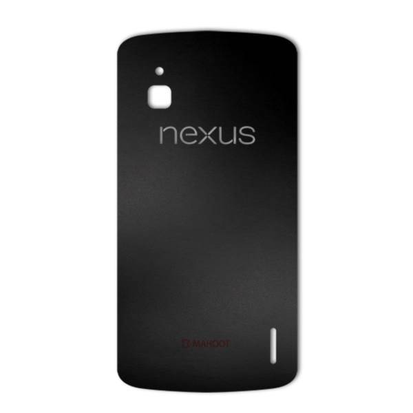 MAHOOT Black-color-shades Special Texture Sticker for Google Nexus 4، برچسب تزئینی ماهوت مدل Black-color-shades Special مناسب برای گوشی Google Nexus 4