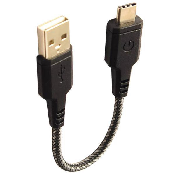 Energea Nylotough USB To USB-C Cable 0.16m، کابل تبدیل USB به USB-C انرجیا مدل Nylotough طول 0.16 متر