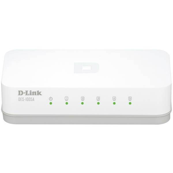 D-Link DES-1005A 5-Port 10/100 Switch، سوییچ 5 پورت 10/100 دی-لینک مدل DES-1005A