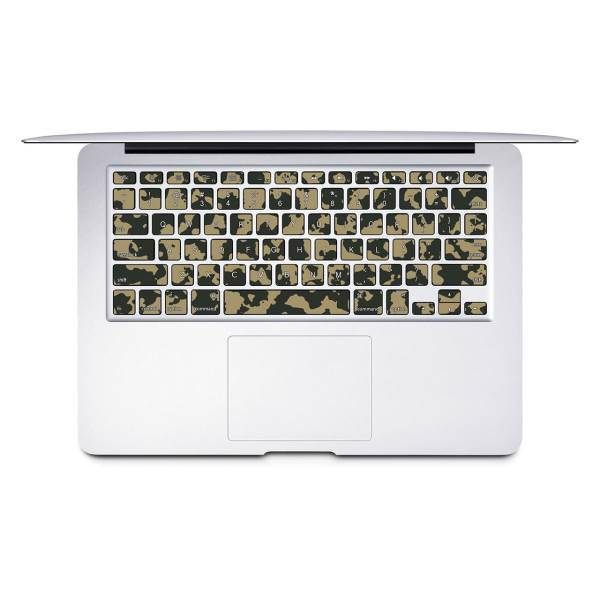 Wensoni Abstract Camouflage Keyboard Sticker For MacBook، برچسب تزئینی کیبورد ونسونی مدل Abstract Camouflage مناسب برای مک بوک