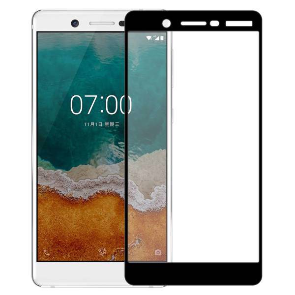 Tempered Full Glue Glass Screen Protector For Nokia 7، محافظ صفحه نمایش تمپرد مدل فول چسب مناسب برای گوشی موبایل نوکیا 7