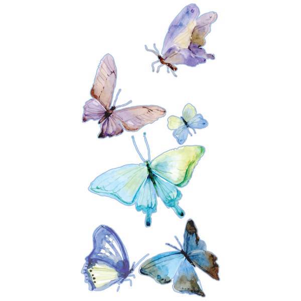 DecoGraph Butterfly-3 145 Mobile Sticker، برچسب تزئینی موبایل دکوگراف مدل Butterfly-3 کد 145