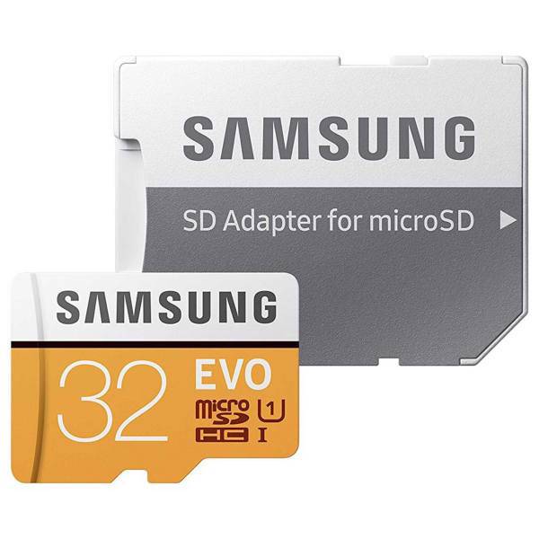 Samsung Evo UHS-I U1 Class 10 95MBps microSDHC With Adapter - 32GB، کارت حافظه microSDHC سامسونگ مدل Evo کلاس 10 استاندارد UHS-I U1 سرعت 95MBps همراه با آداپتور SD ظرفیت 32 گیگابایت