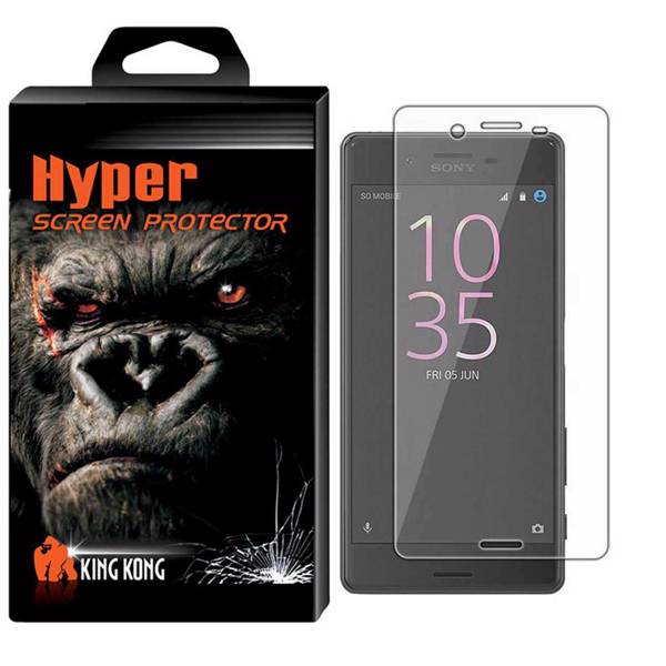 Hyper Protector King Kong Glass Screen Protector For Sony Xperia X، محافظ صفحه نمایش شیشه ای کینگ کونگ مدل Hyper Protector مناسب برای گوشی Sony Xperia X