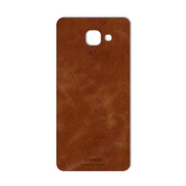 MAHOOT Buffalo Leather Special Sticker for Samsung A7 2016، برچسب تزئینی ماهوت مدل Buffalo Leather مناسب برای گوشی Samsung A7 2016