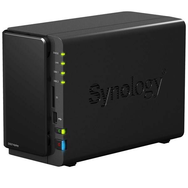 Synology DiskStation DS214play 2-Bay NAS Server، ذخیره ساز تحت شبکه 2Bay سینولوژی مدل دیسک استیشن DS214 پلی
