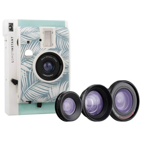 Lomography Lomo Instant Panama Camera With Lenses، دوربین چاپ سریع لوموگرافی مدل Panama به همراه سه لنز