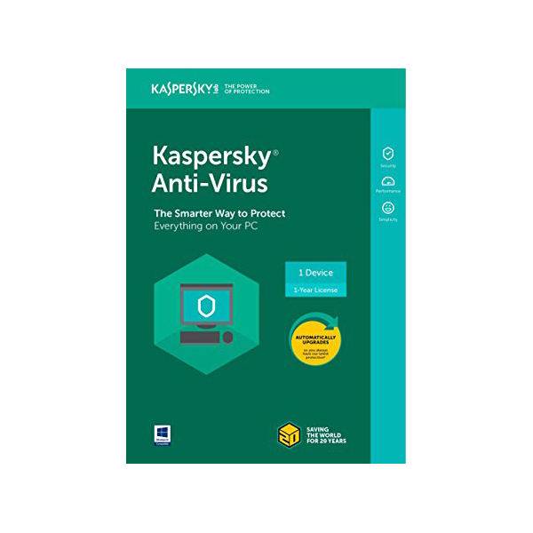 Kaspersky Antivirus 1 User 1 Year Software 2018، نرم‌افزار امنیتی کسپرسکی آنتی ویروس 1 کاربره 1 ساله 2018