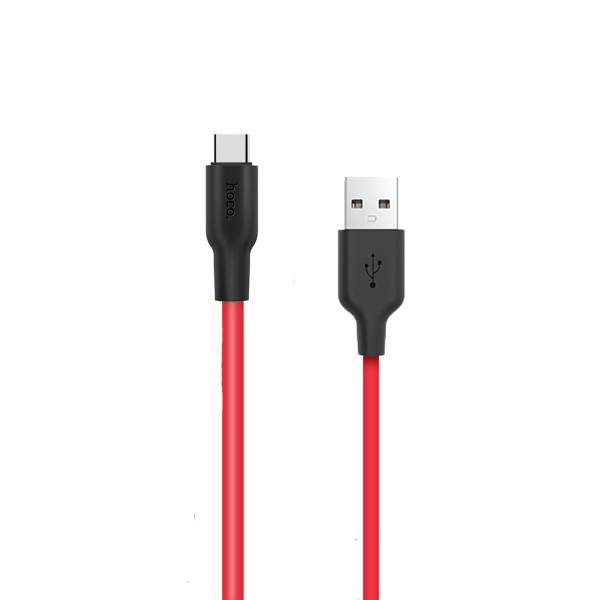 Hoco X21 USB to USB-C Cable 1m، کابل تبدیل USB به USB-C هوکو مدل X21 به طول 1 متر